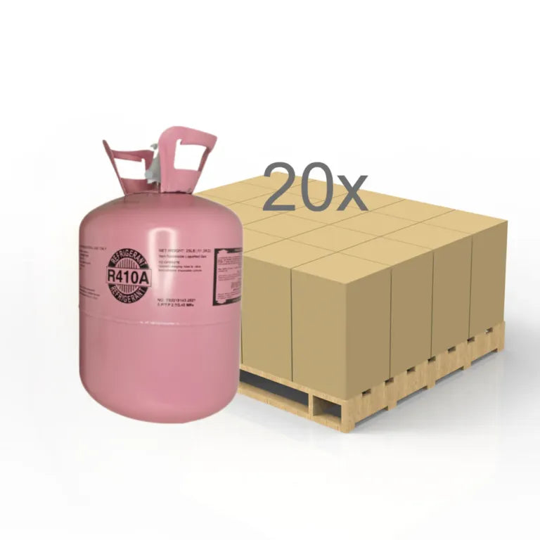 R410A 25 LBS HALF PALLET Refrigerant (20 Cylinders)