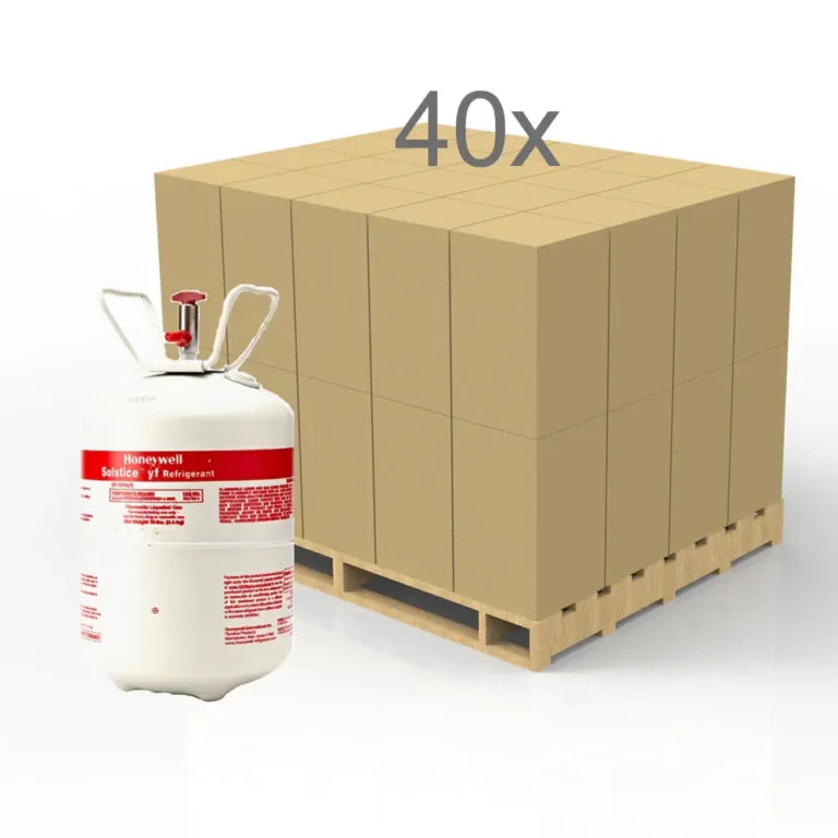R1234YF Refrigerant 10 FULL PALLET (40 Cylinders)